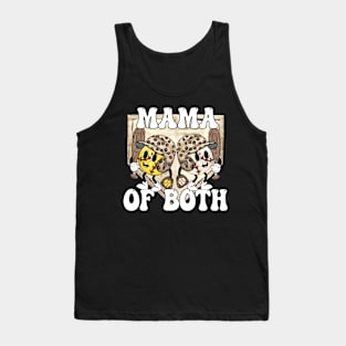 Mama Of Both Baseball Softball Mother's Day Tank Top